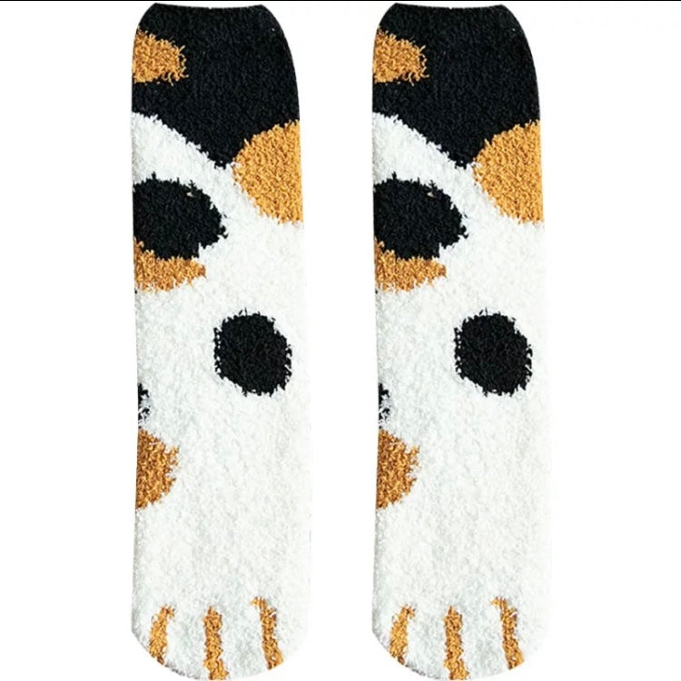 Christmas Ladies Cat Soft Fluffy Socks Warm gift Winter Cosy Lounge Bed Socks Gift UK SIZE 3-8