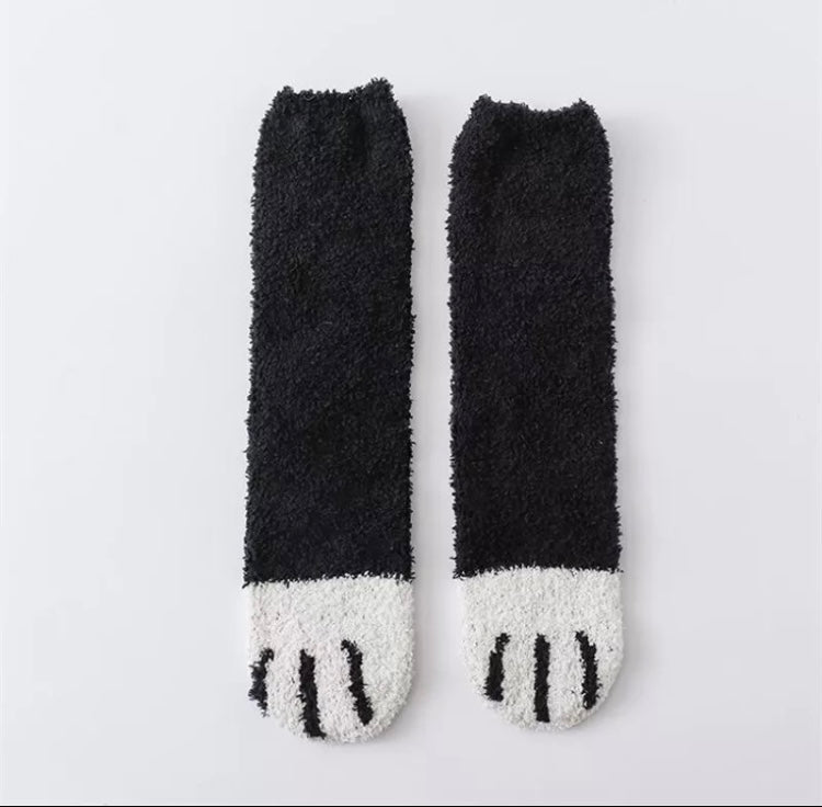 Christmas Ladies Cat Soft Fluffy Socks Warm gift Winter Cosy Lounge Bed Socks Gift UK SIZE 3-8